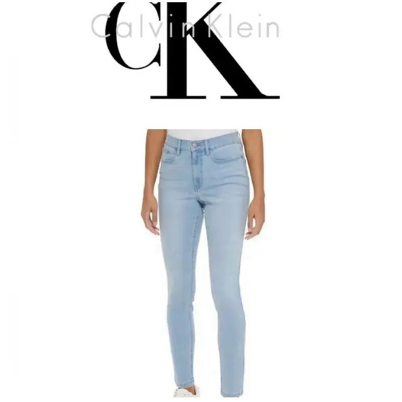 Calvin Klein Jeans Ladies High Rise Denim - Picture 1 of 13